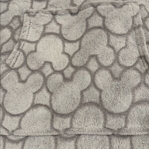 Disney Mickey Mouse soft hooded loungewear with kangaroo pocket, size L